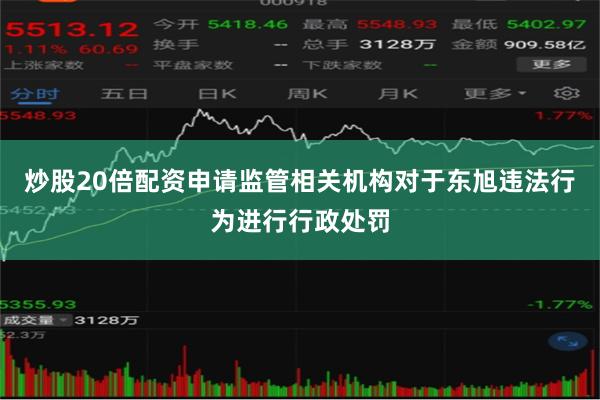 炒股20倍配资申请监管相关机构对于东旭违法行为进行行政处罚